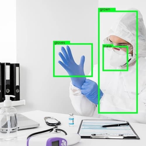 Infection control and PPE compliance monitoring