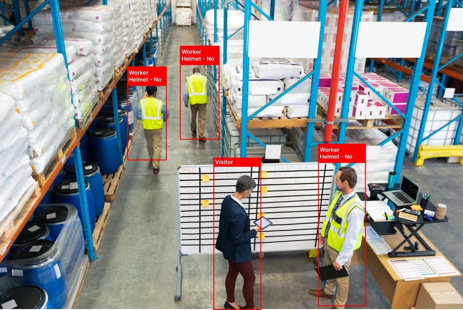 Industrial Safety Analytics Illustration