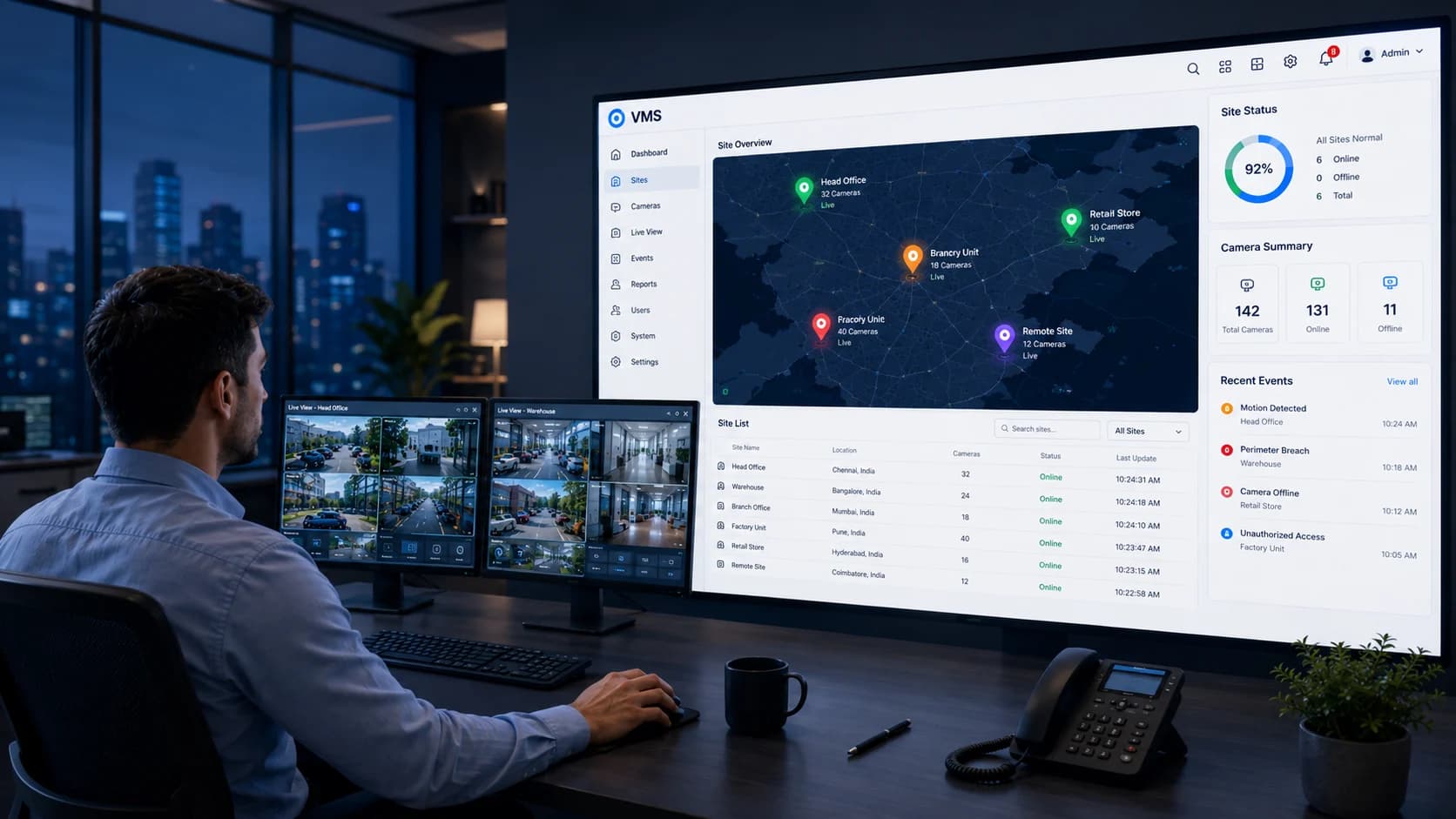 Multi-site visibility gaps